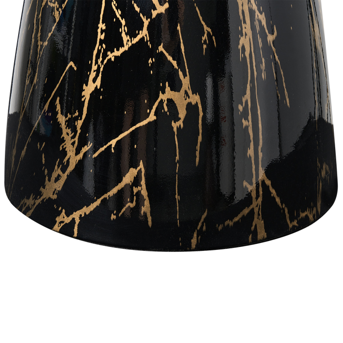 Masă laterală STORM Metal Marmură/Auriu [5]