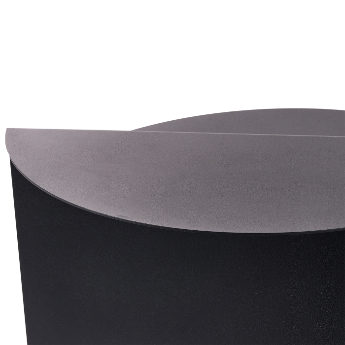 Masă laterală TAGGART Metal Negru [5]