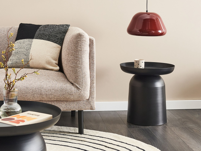 Masă laterală TORRENS Metal Negru [1]