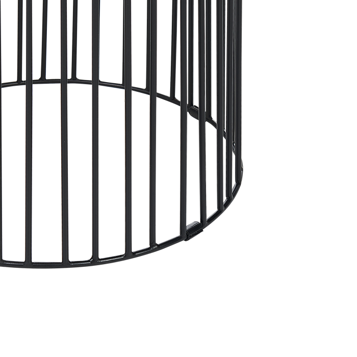 Masă laterală WILLS Lemn de mango Maro/Negru [5]