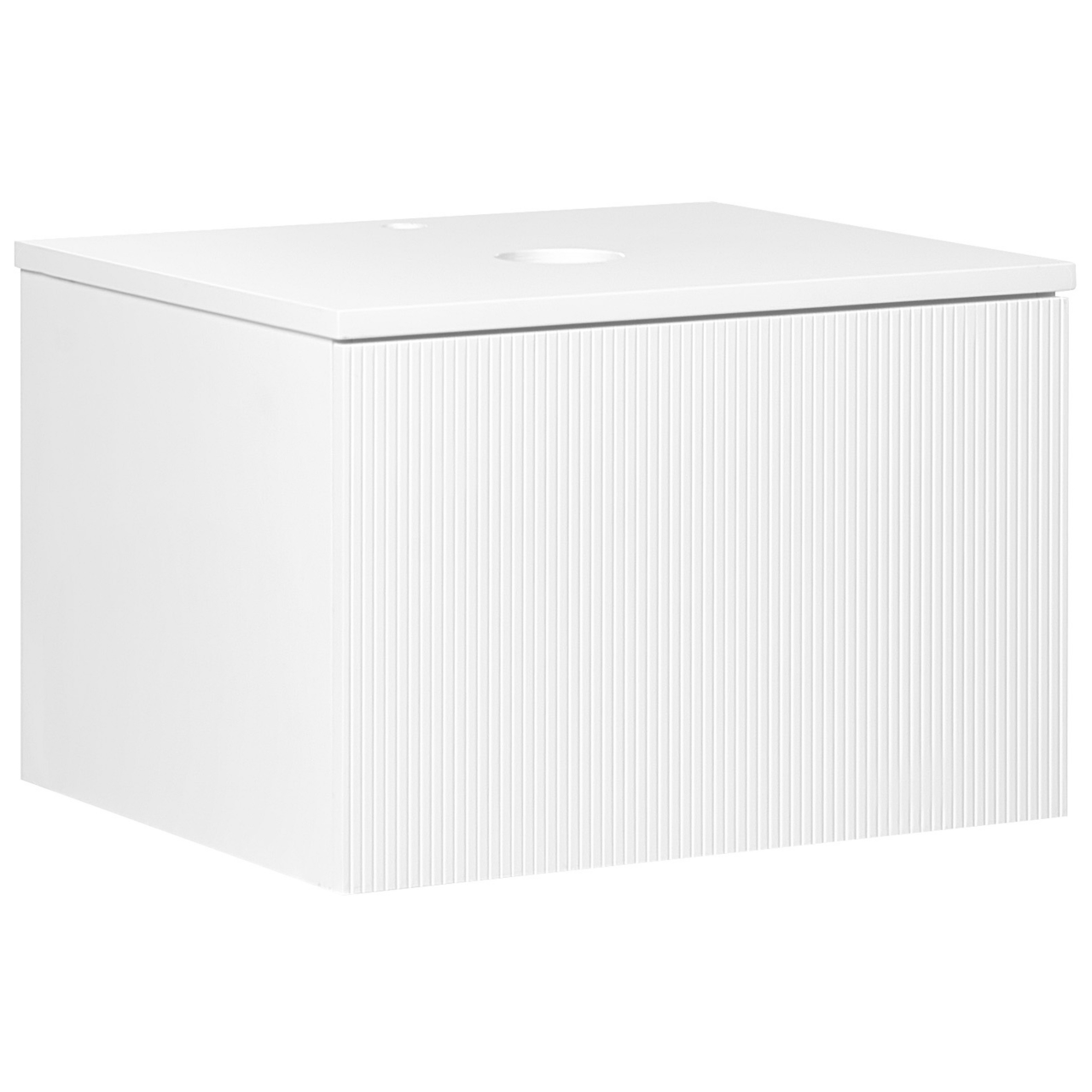 Wall Mounted Washbasin Cover ALZIRA 60 cm White [2]