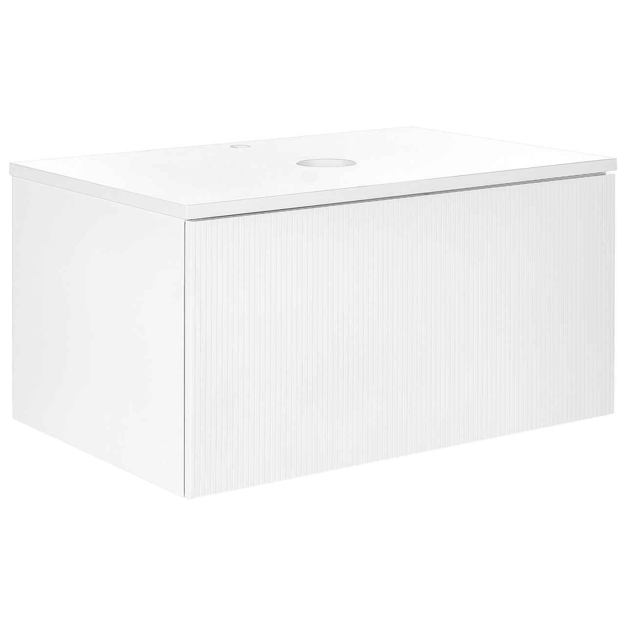 Wall-mounted washbasin cover ALZIRA 80 cm White [2]