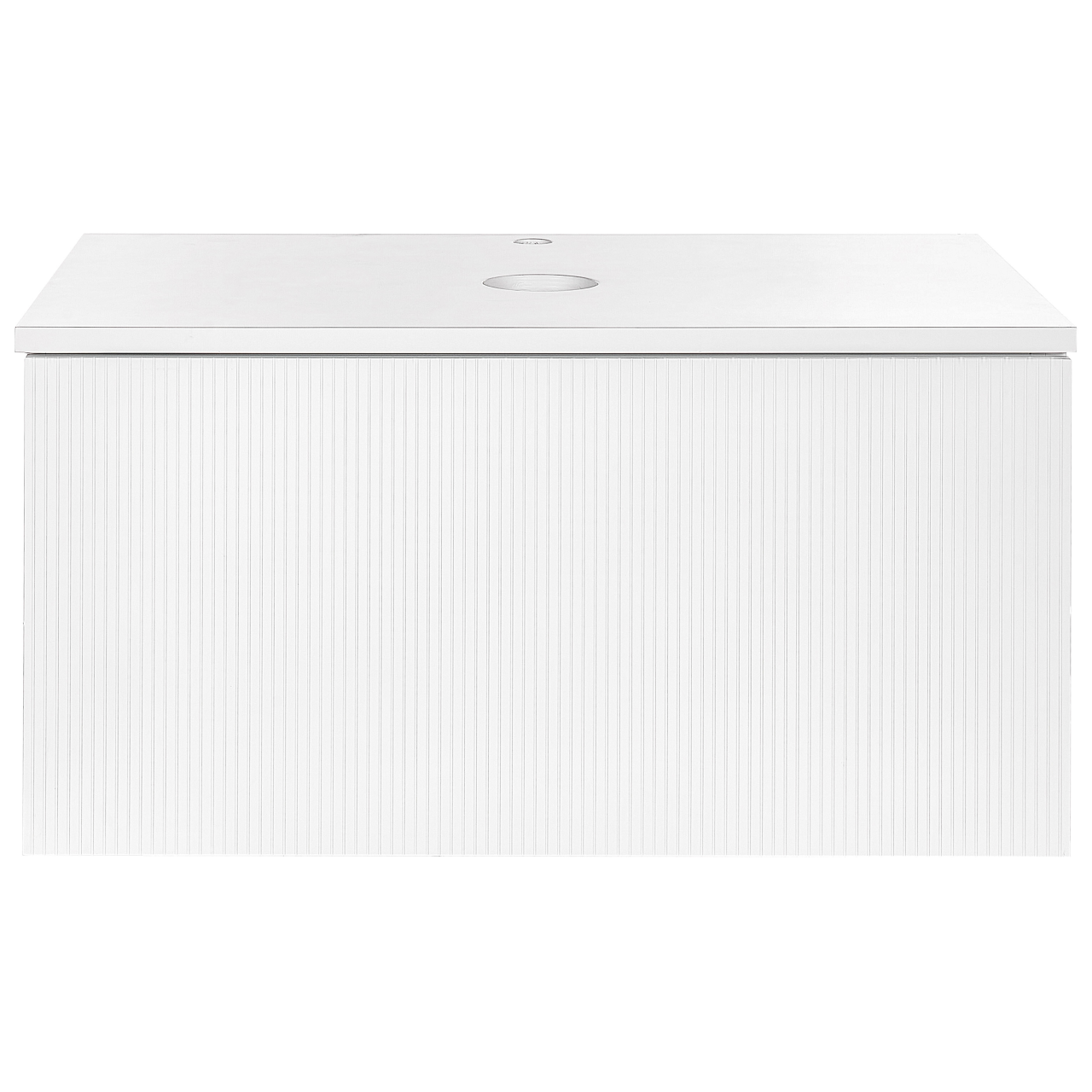 Wall-mounted washbasin cover ALZIRA 80 cm White [4]