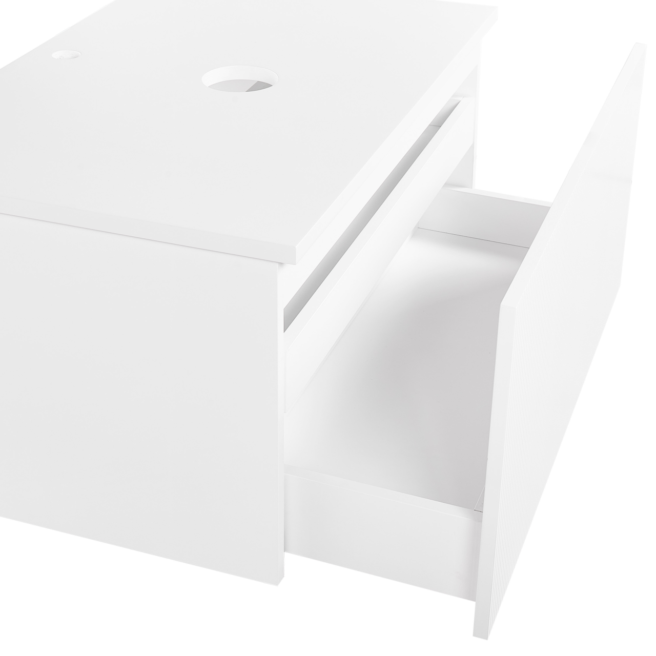 Wall-mounted washbasin cover ALZIRA 80 cm White [8]