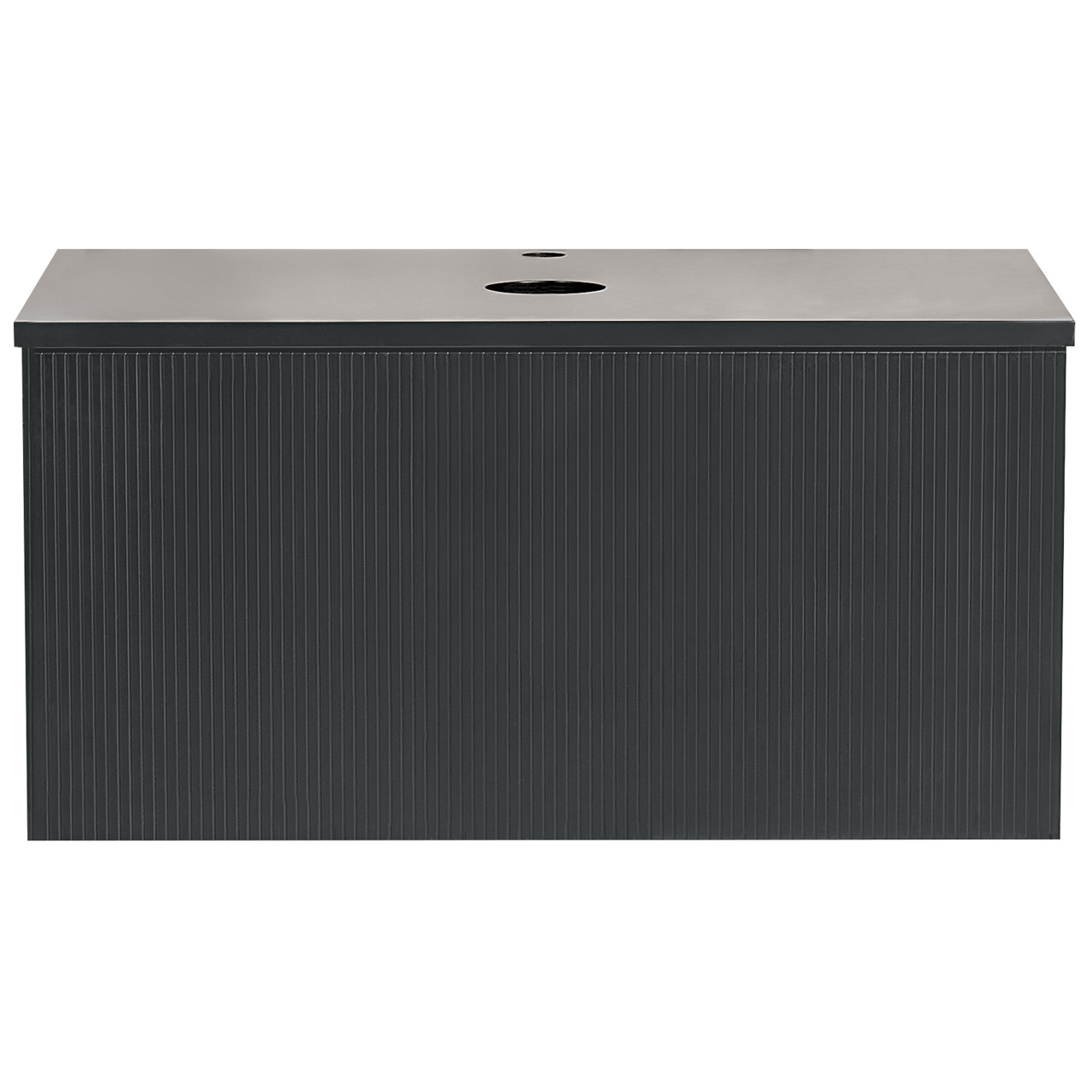 ALZIRA wall-mounted washbasin cover 80 cm Black [4]