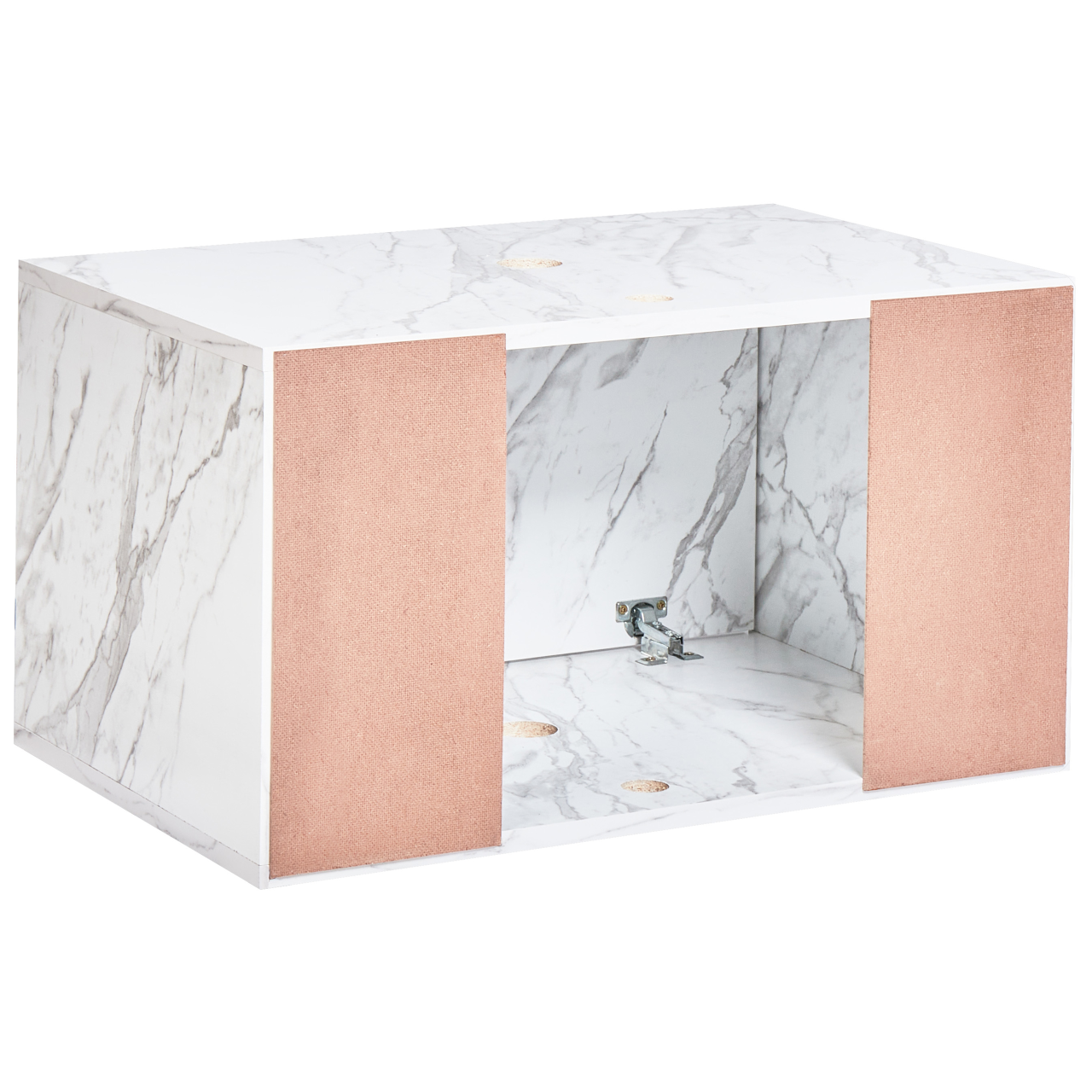 Wall-mounted washbasin cover PETROLINA 60 cm White marble [6]