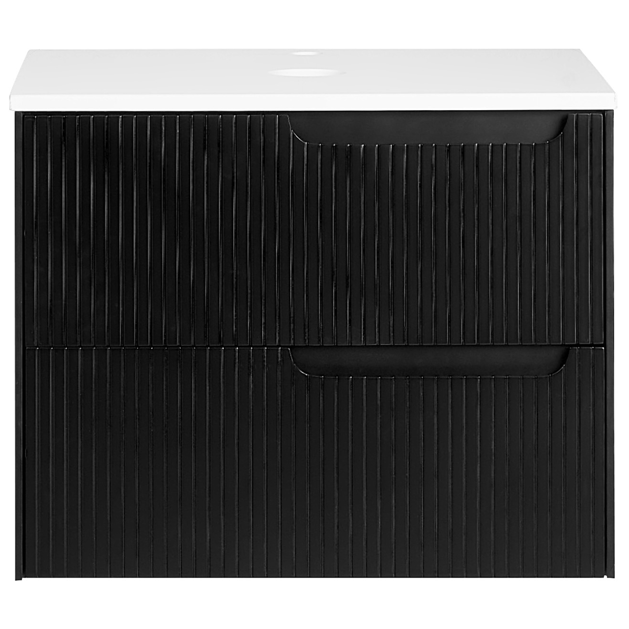 Mască pentru lavoar de perete QUINTELA 60 cm Negru [5]