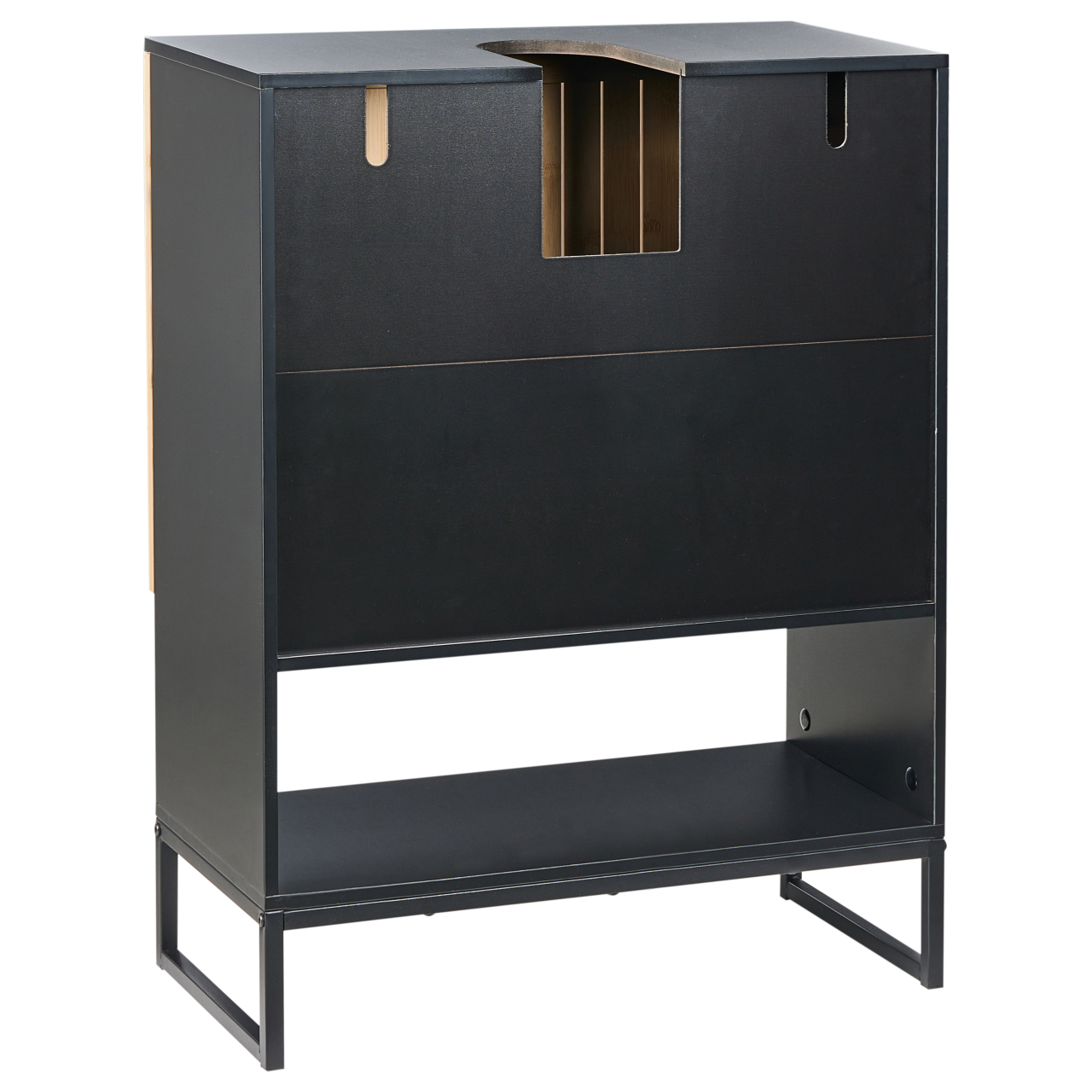 Mască pentru lavoar MISCANTI Lemn de bambus 60 cm Maro deschis [6]