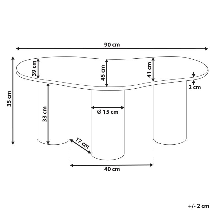 Măsuță de cafea CASABLANCA Marmură Alb [3]