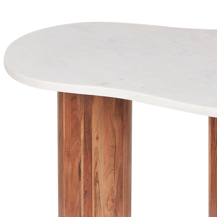 Măsuță de cafea CASABLANCA Marmură Alb [4]