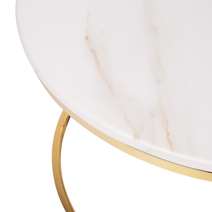 CORAL Coffee Table Marble/Gold [4]