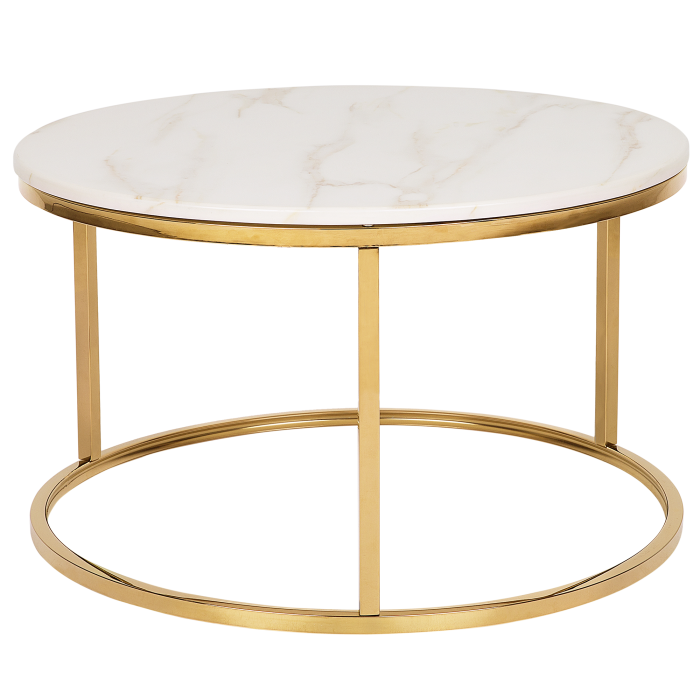 CORAL Coffee Table Marble/Gold [2]