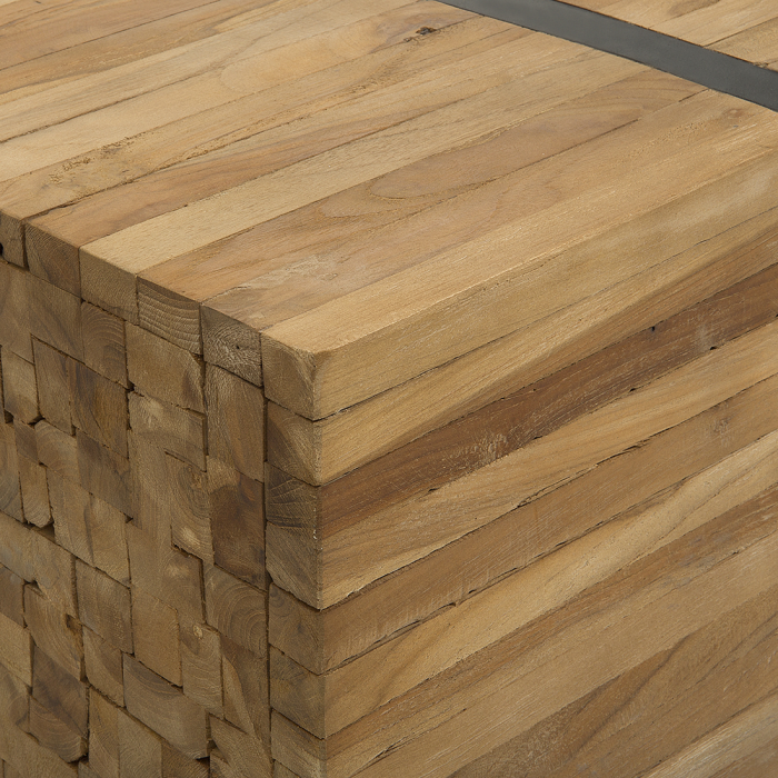 Măsuță de cafea GANDER Lemn de tec Maro [5]