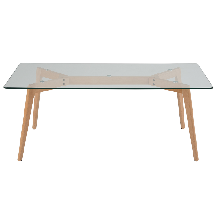 Măsuță de cafea HUDSON Sticlă Transparent [4]