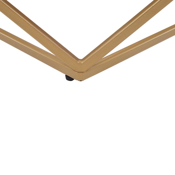 Măsuță de cafea MALIBU Marmură/Auriu [5]