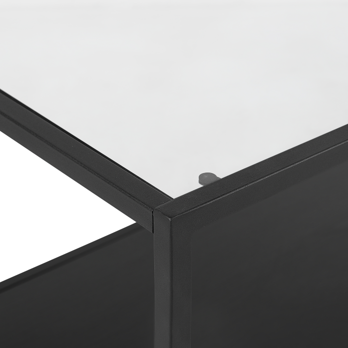 Măsuță de cafea MEDORA Sticlă Negru [5]