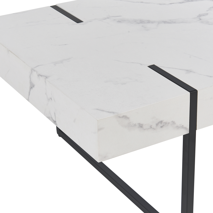 Măsuță de cafea MERCED Alb marmură [5]