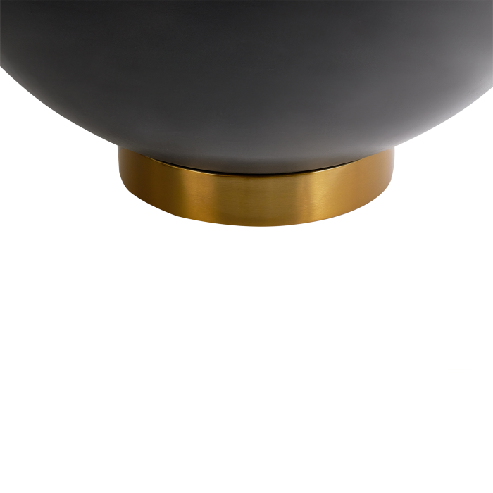 Coffee table NADINE Ceramic Black with storage [7]