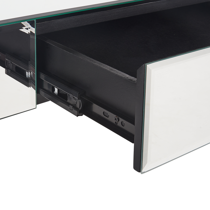 Măsuță de cafea NESLE Argintiu reflexiv cu depozitare [7]