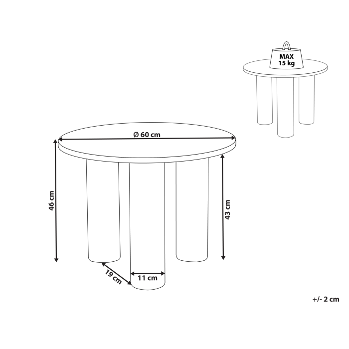 Coffee Table SENOIA Brown [3]