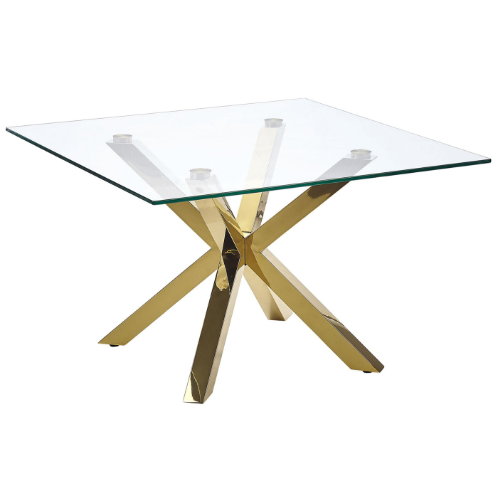 Coffee table STARLIGHT Tempered glass Gold [2]