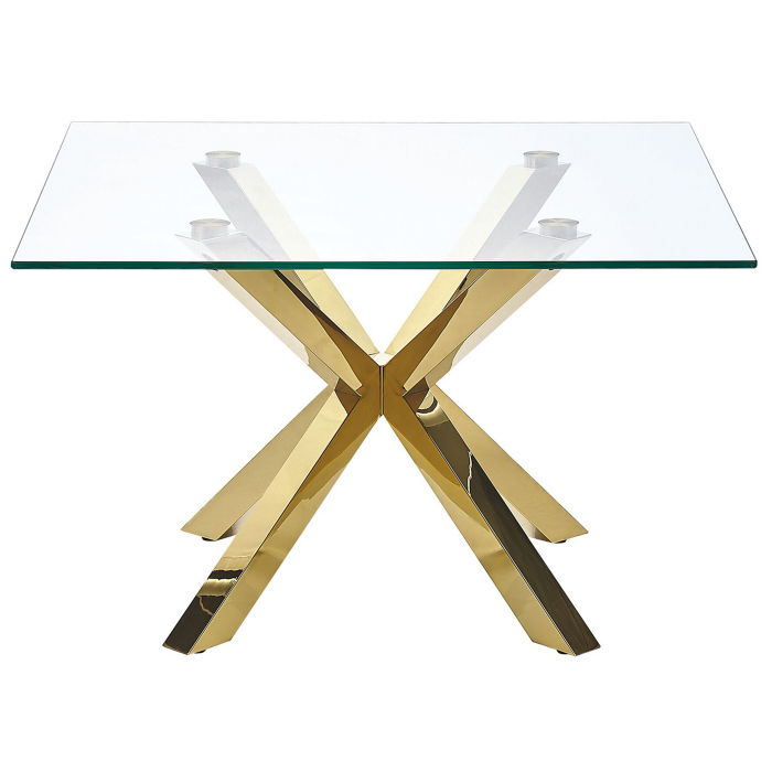 Coffee table STARLIGHT Tempered glass Gold [4]