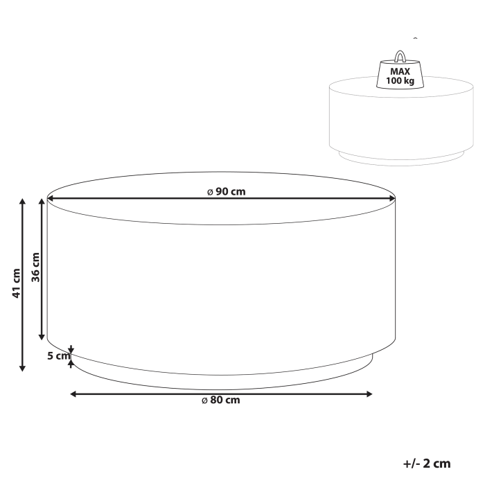 TREZZO coffee table White terrazzo [3]