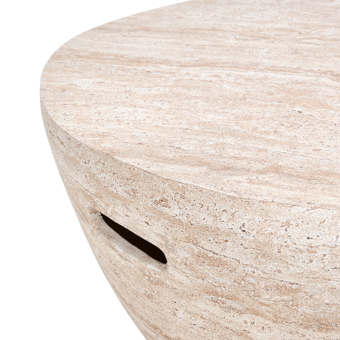 Coffee table VICARELLO Travertine look [4]