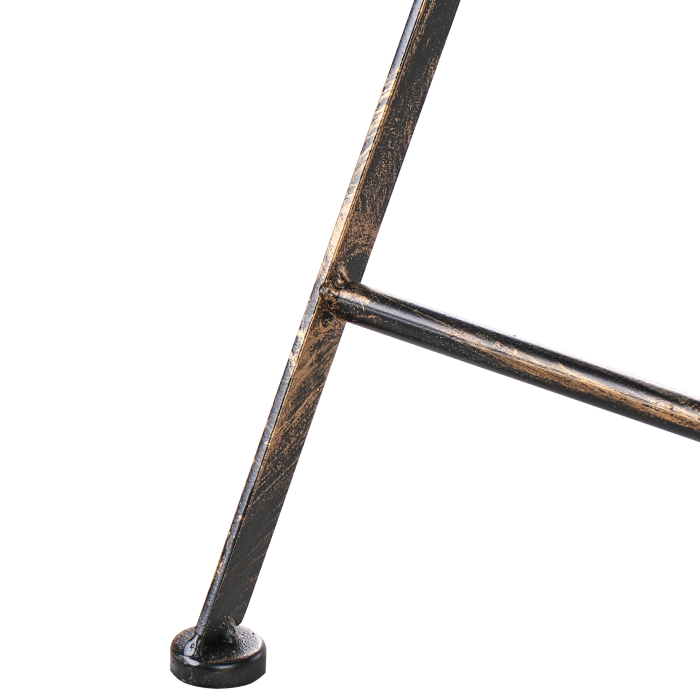 Mini bar pentru grădină BORMIO 60 cm 60 cm Metal Negru [8]