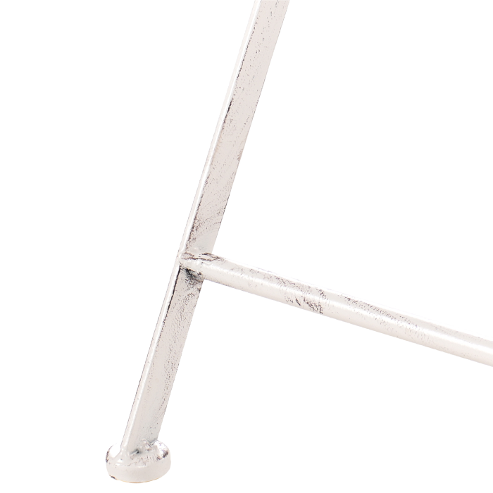 Mini bar pentru grădină TRIESTE 60 cm 60 cm Metal Bej deschis [8]