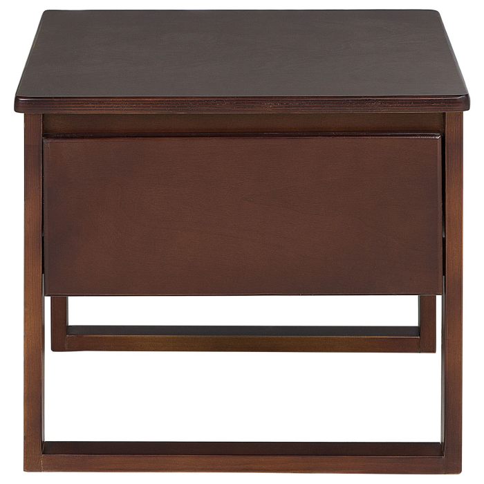 Noptieră cu 1 sertar GIULIA Lemn de pin Maro închis [5]