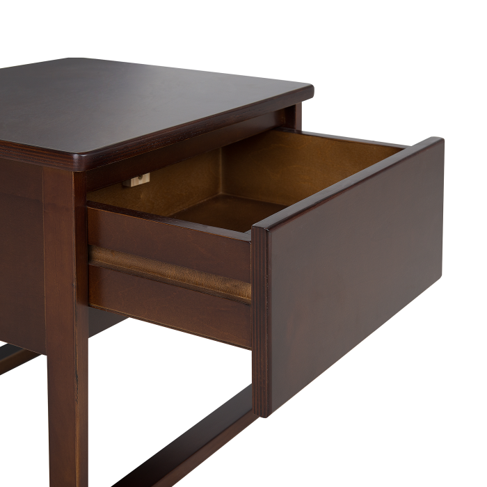 Noptieră cu 1 sertar GIULIA Lemn de pin Maro închis [7]