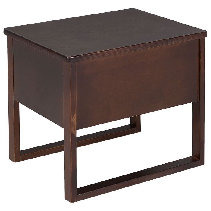 Noptieră cu 1 sertar GIULIA Lemn de pin Maro închis [6]