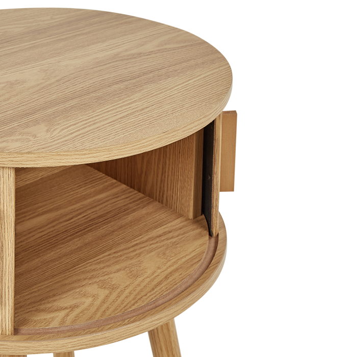 Bedside Table SELAH Brown [8]