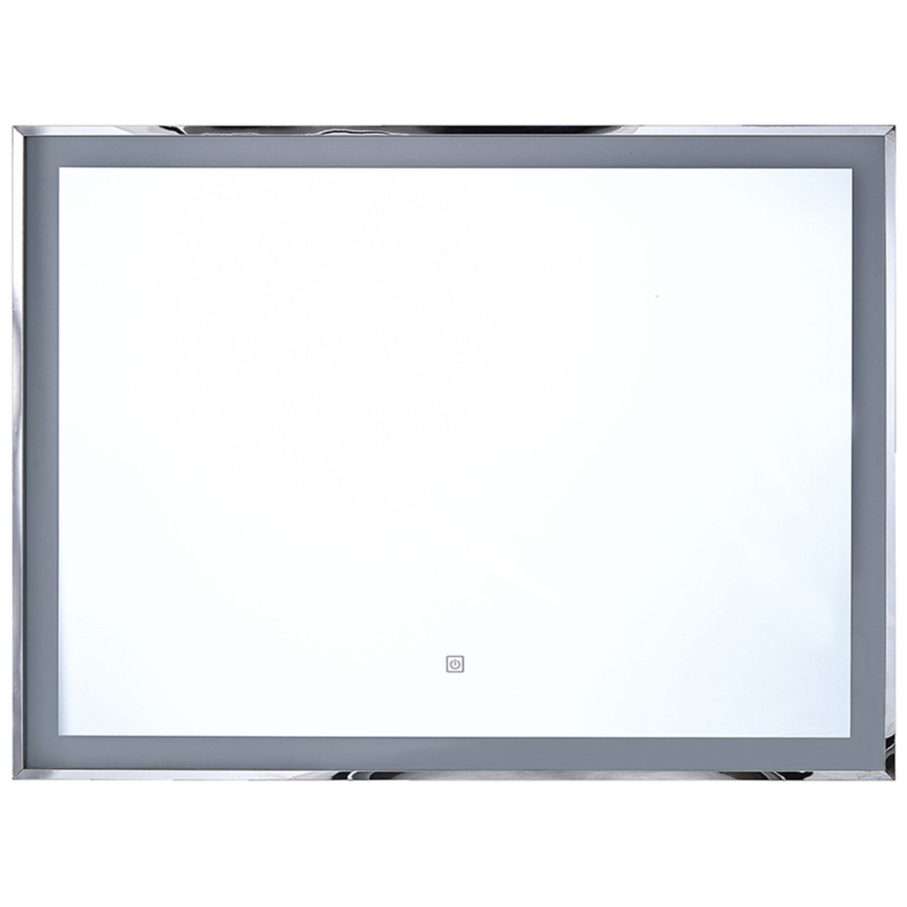 ARGENS LED bathroom mirror 90 cm 70 cm Silver [2]