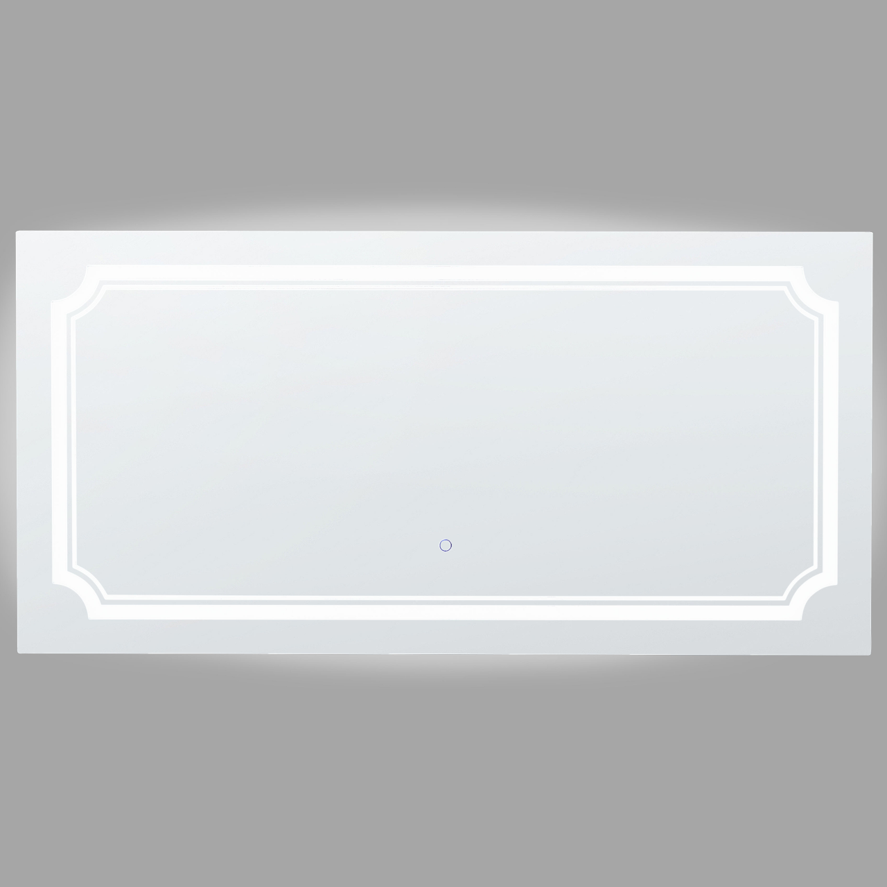 LED bathroom mirror ARROMACHNES 120 cm 60 cm Silver [4]
