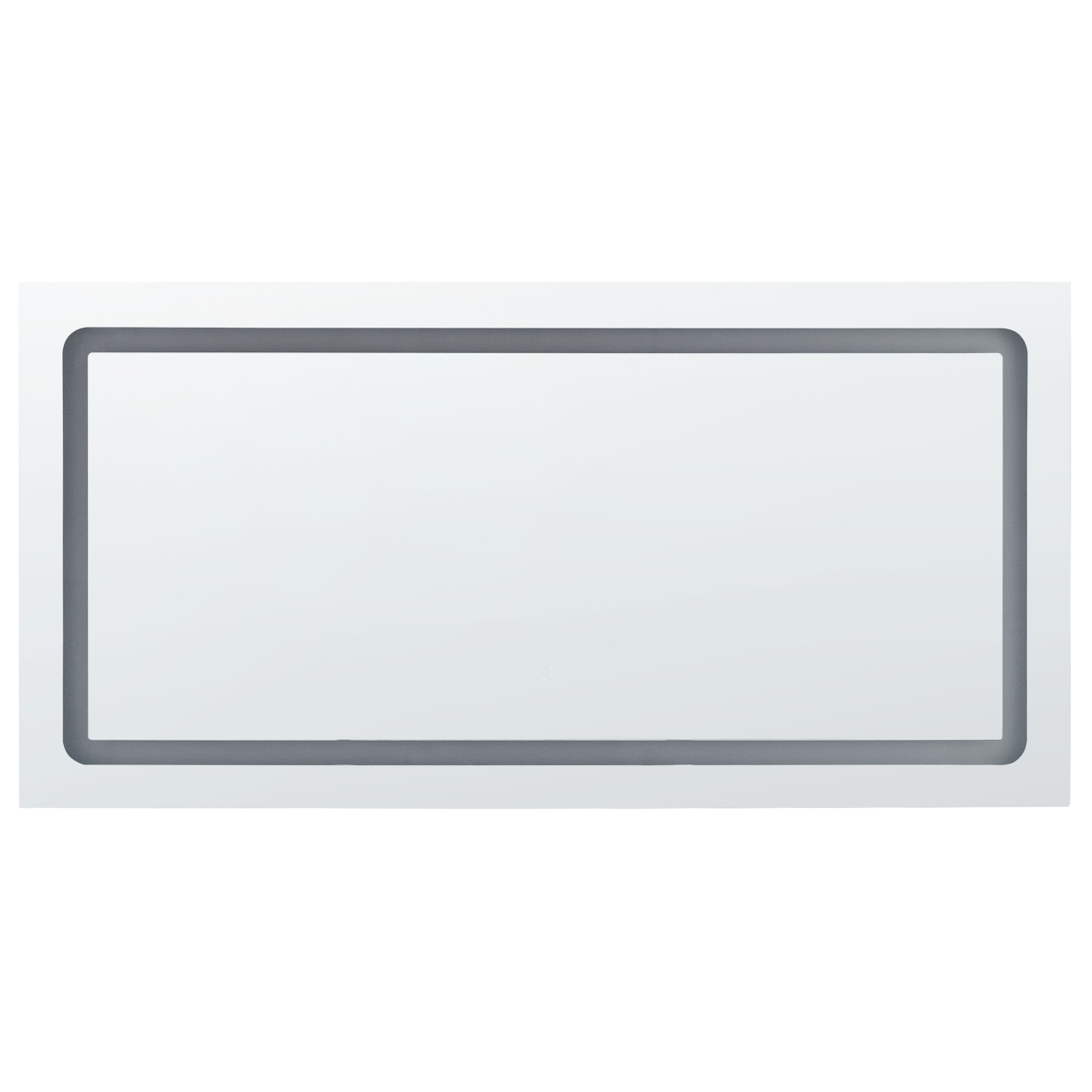 Oglindă LED pentru baie BENOUVILLE 120 cm 60 cm Argintiu [2]