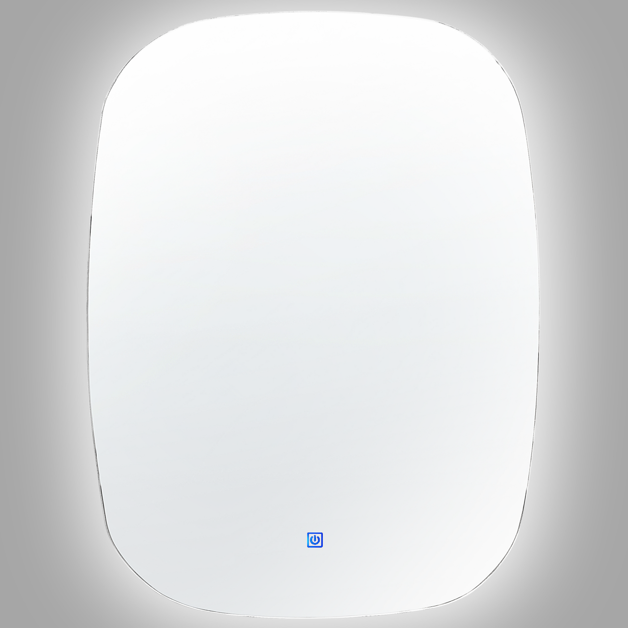 LED bathroom mirror BERGERAC 58 cm 78 cm Silver [4]