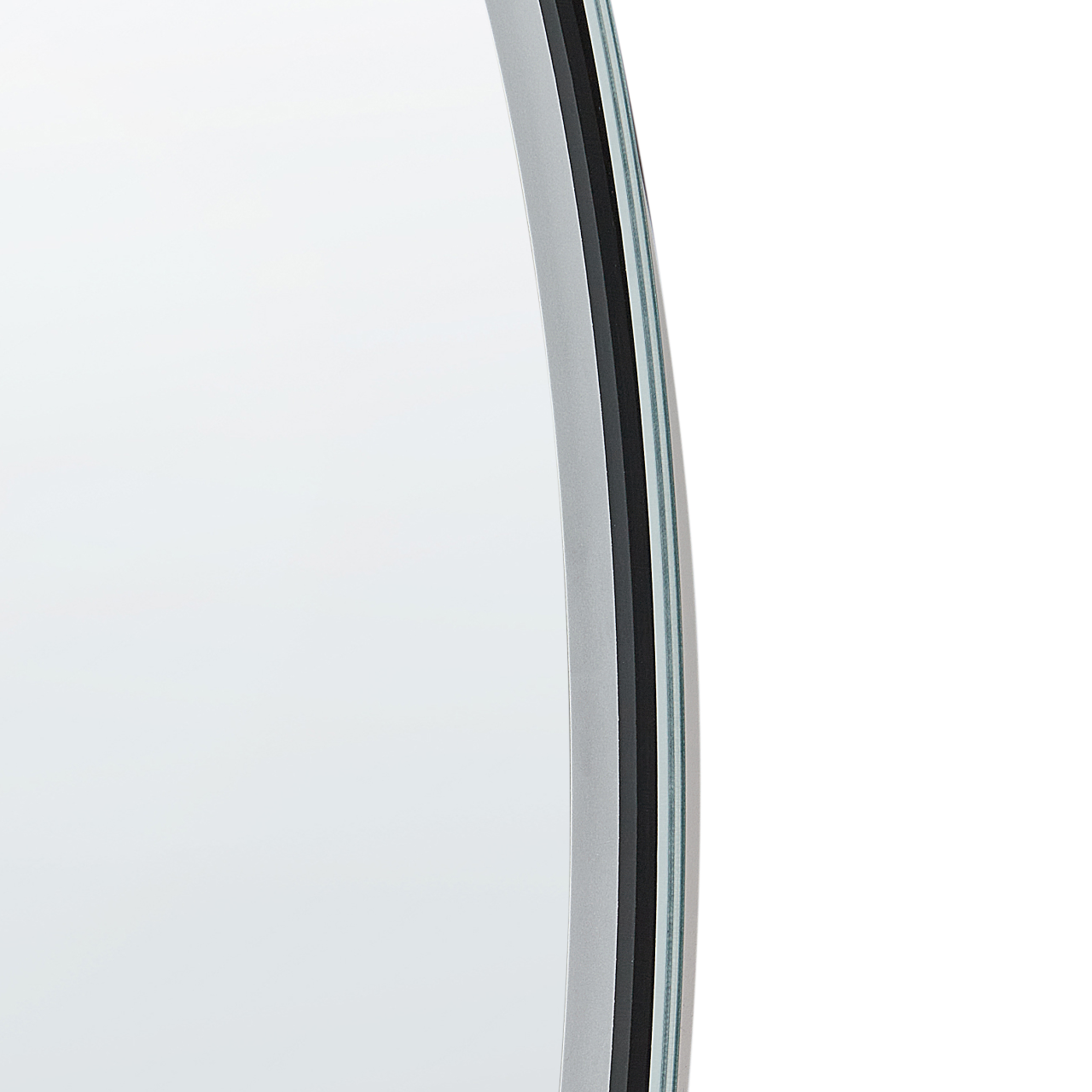 LED bathroom mirror BROGNON 60 cm 60 cm With integrated Bluetooth speaker Silver [6]