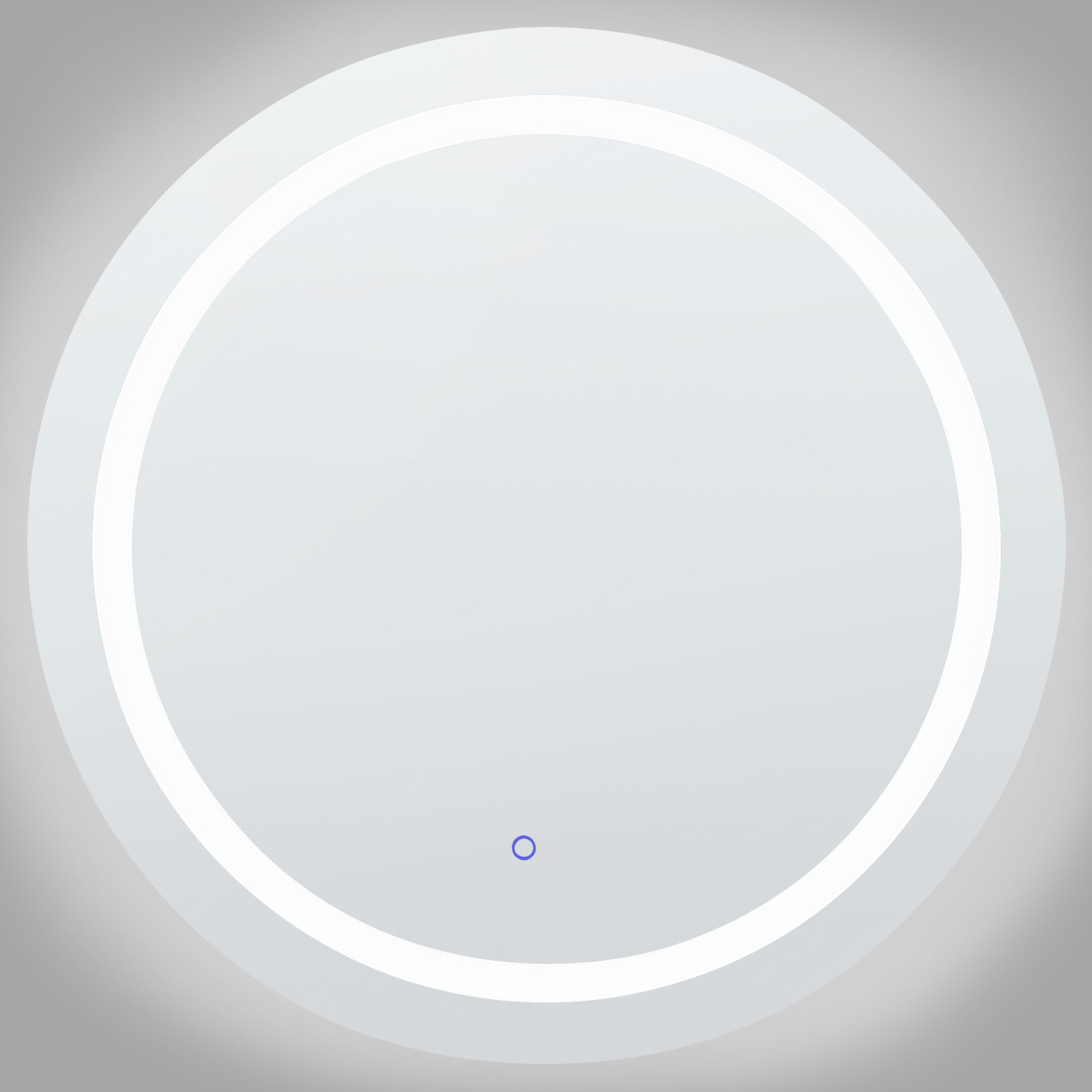 COURSEULLES LED bathroom mirror 79 cm 79 cm Silver [4]