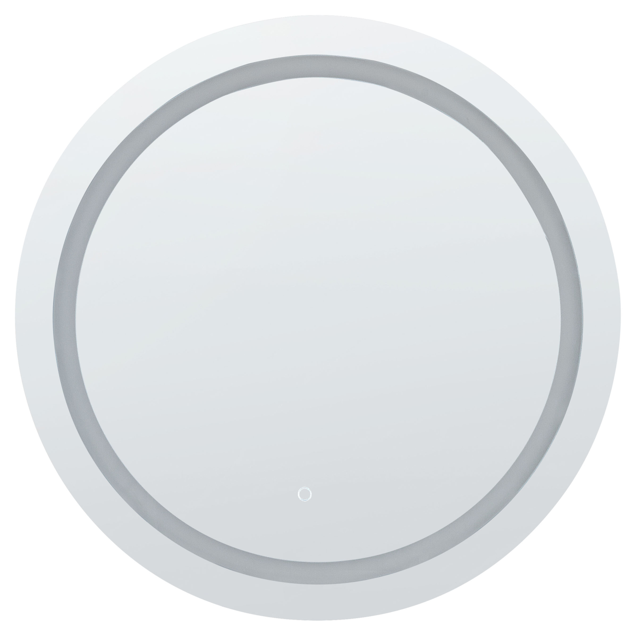 COURSEULLES LED bathroom mirror 79 cm 79 cm Silver [2]