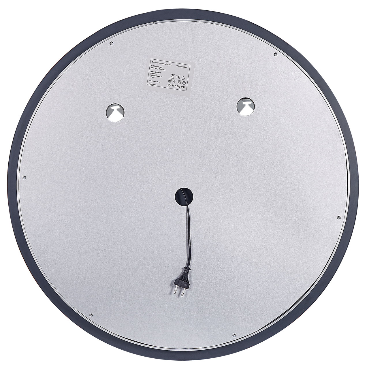 Oglindă LED pentru baie DEAUVILLE 79 cm 79 cm Argintiu [5]