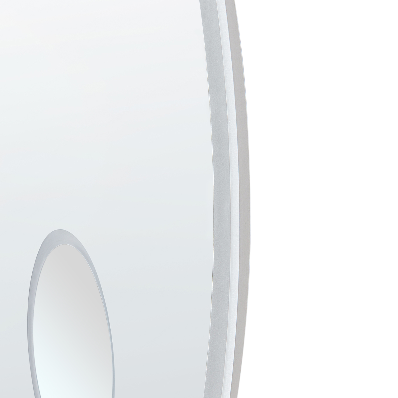 FIXIN LED bathroom mirror 80 cm 80 cm With integrated Bluetooth speaker Silver [5]