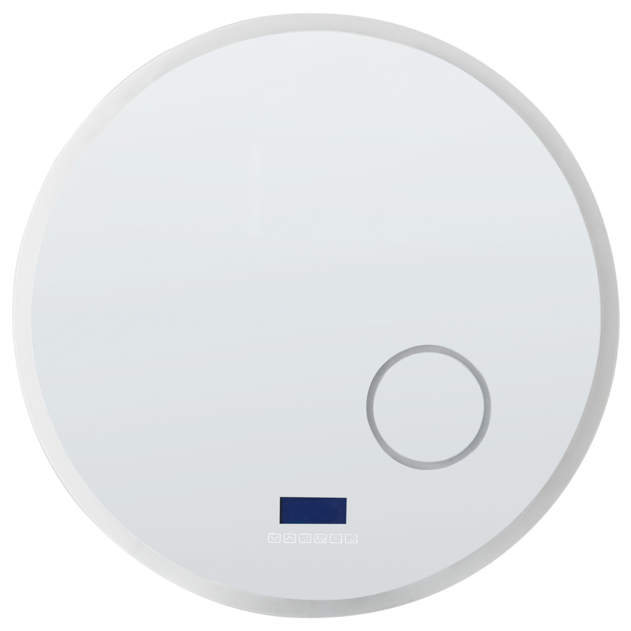 FIXIN LED bathroom mirror 80 cm 80 cm With integrated Bluetooth speaker Silver [2]