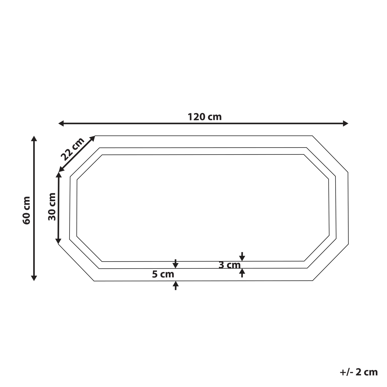 LOCMARIAQUER LED bathroom mirror 120 cm 60 cm Silver [3]