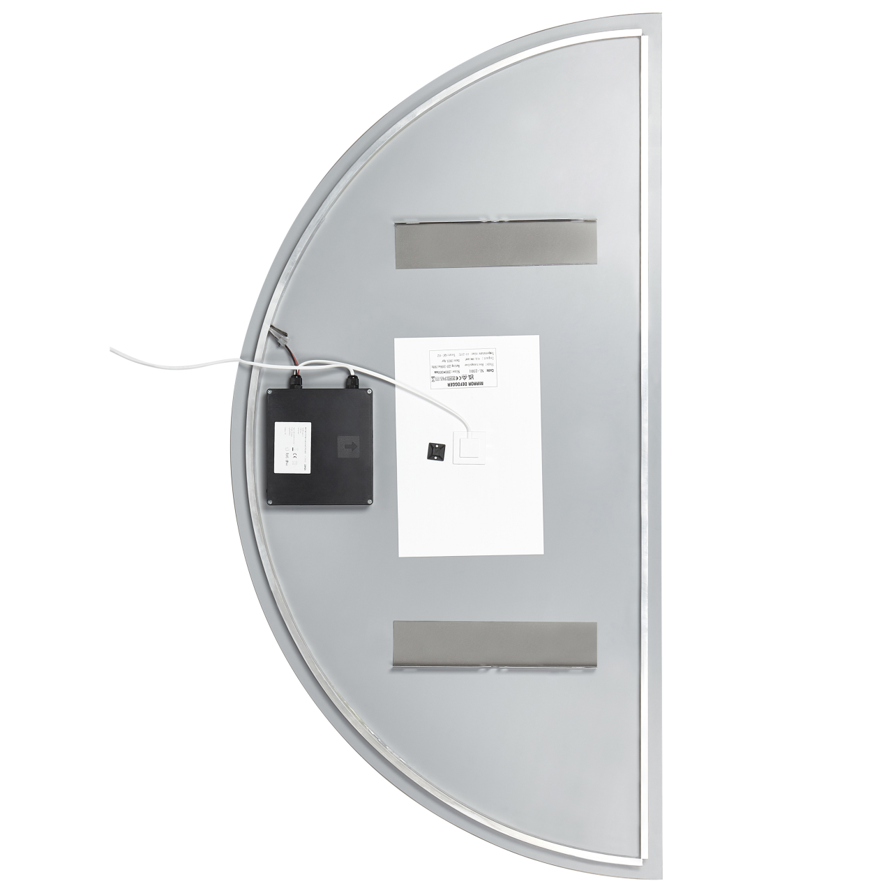 Oglindă LED pentru baie LOUE 60 cm 120 cm Argintiu [7]