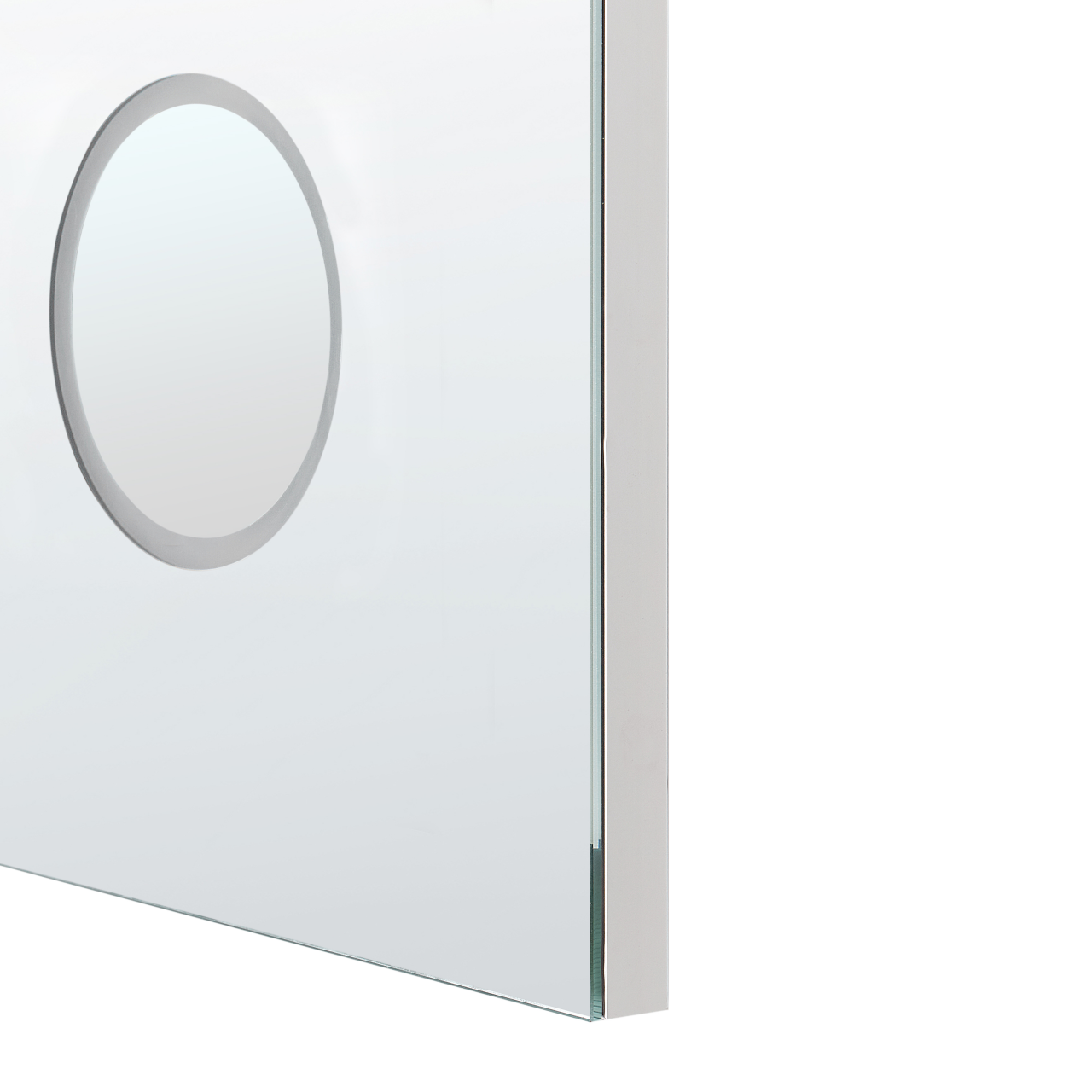 Oglindă LED pentru baie MONTARON 80 cm 60 cm Argintiu [5]