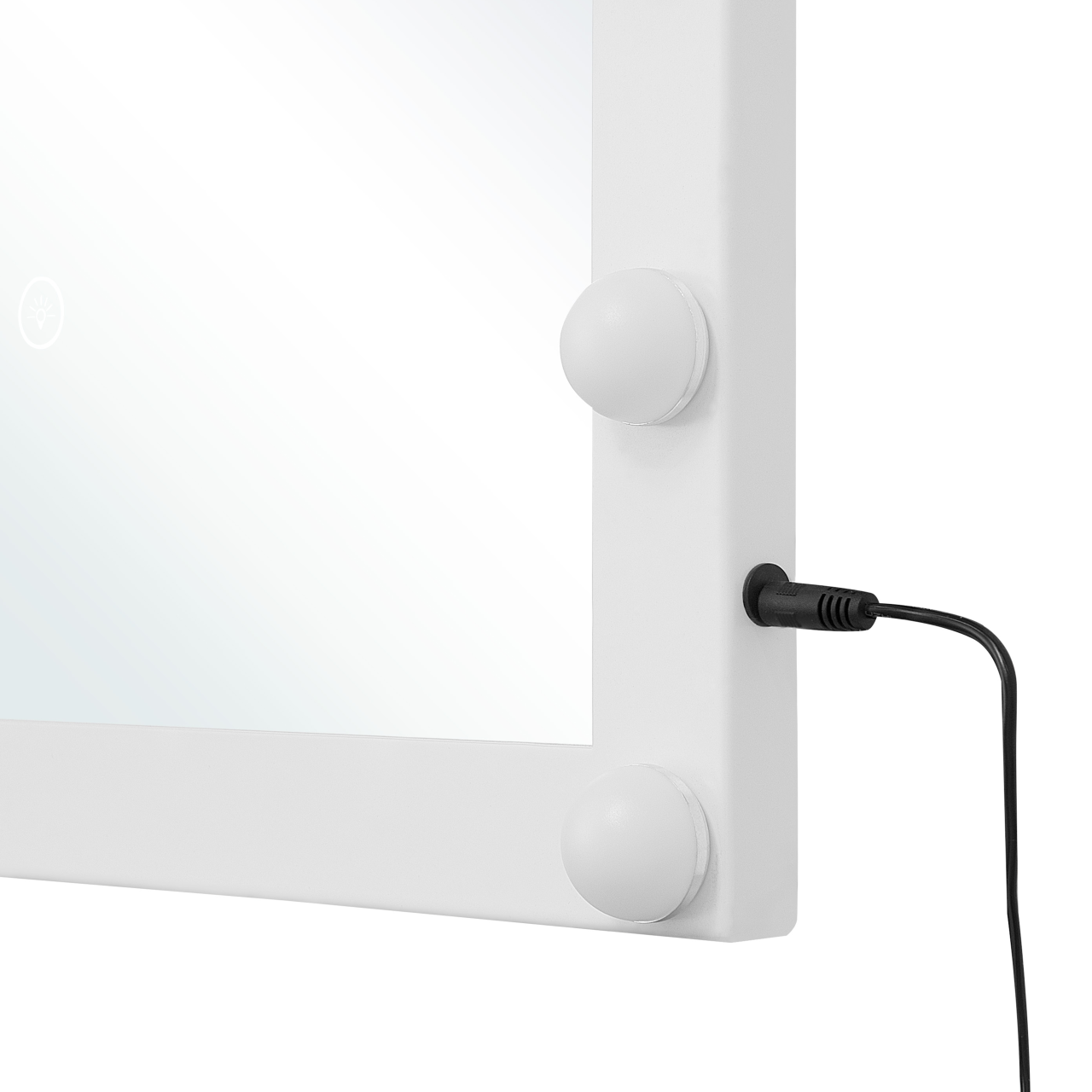 LED bathroom mirror ODENAS 50 cm 60 cm White [6]