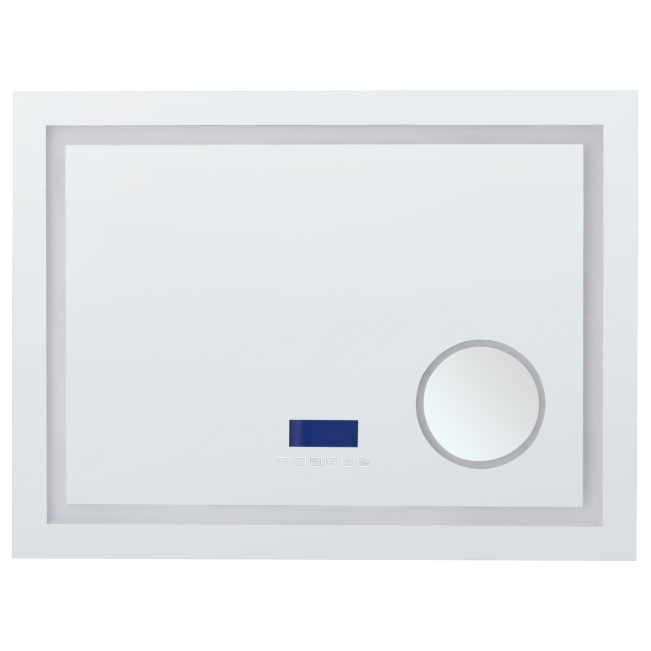 Oglindă LED pentru baie THAIX 80 cm 60 cm Argintiu [2]