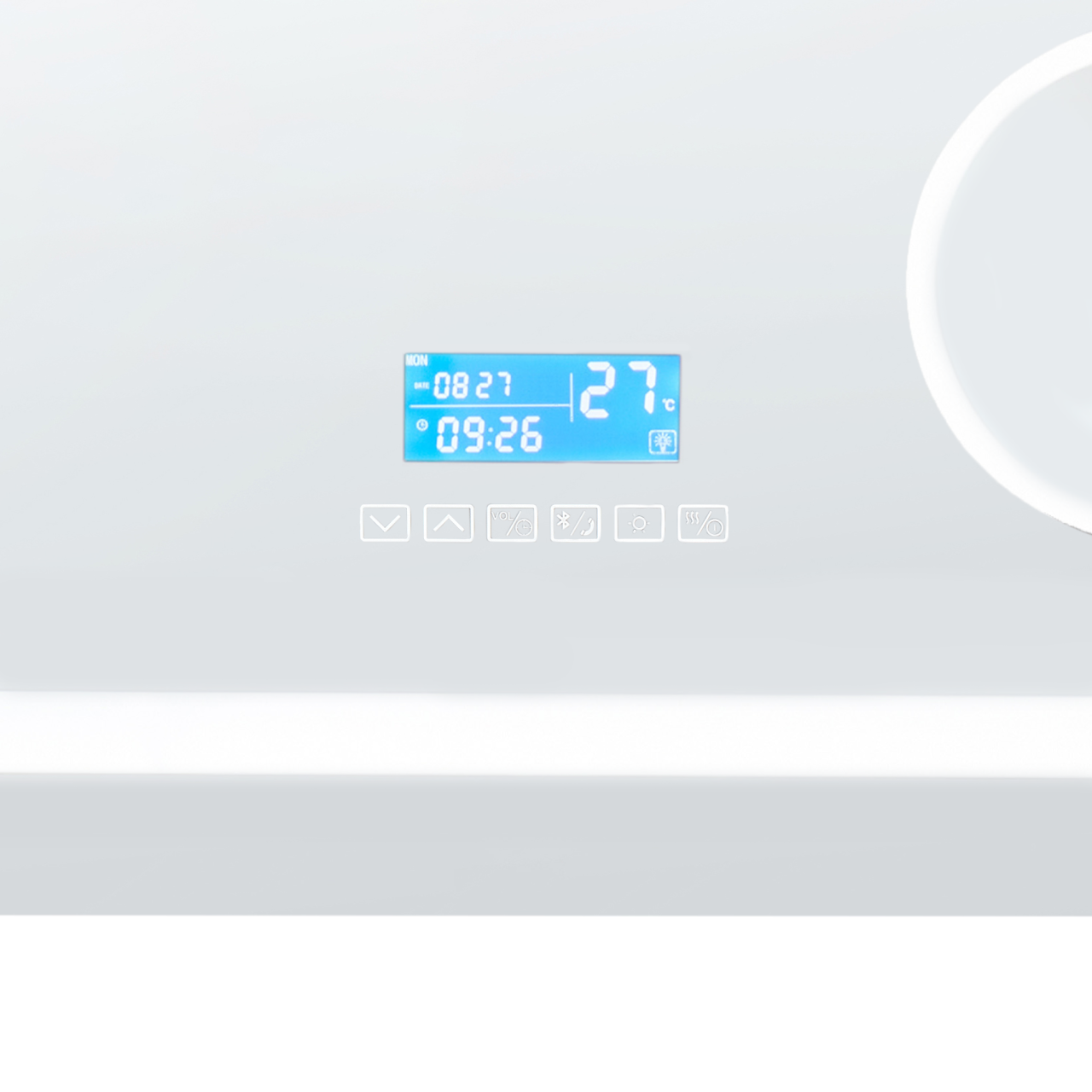 Oglindă LED pentru baie THAIX 80 cm 60 cm Argintiu [6]